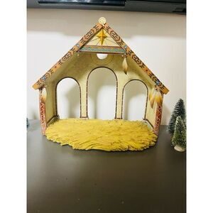 Hawthorne Village Nativity of the Christmas Star Holy Night Creche Manger 2006